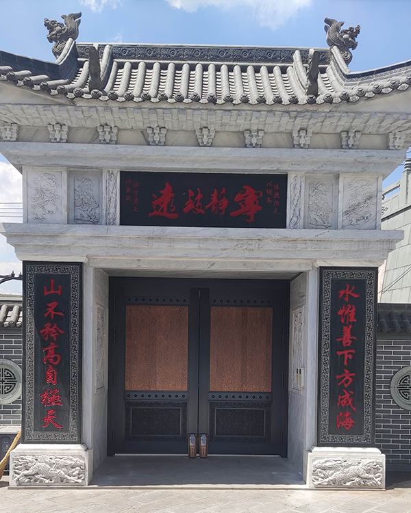 榆林神木市店塔鎮(zhèn)自建房庭院銅門(mén) 